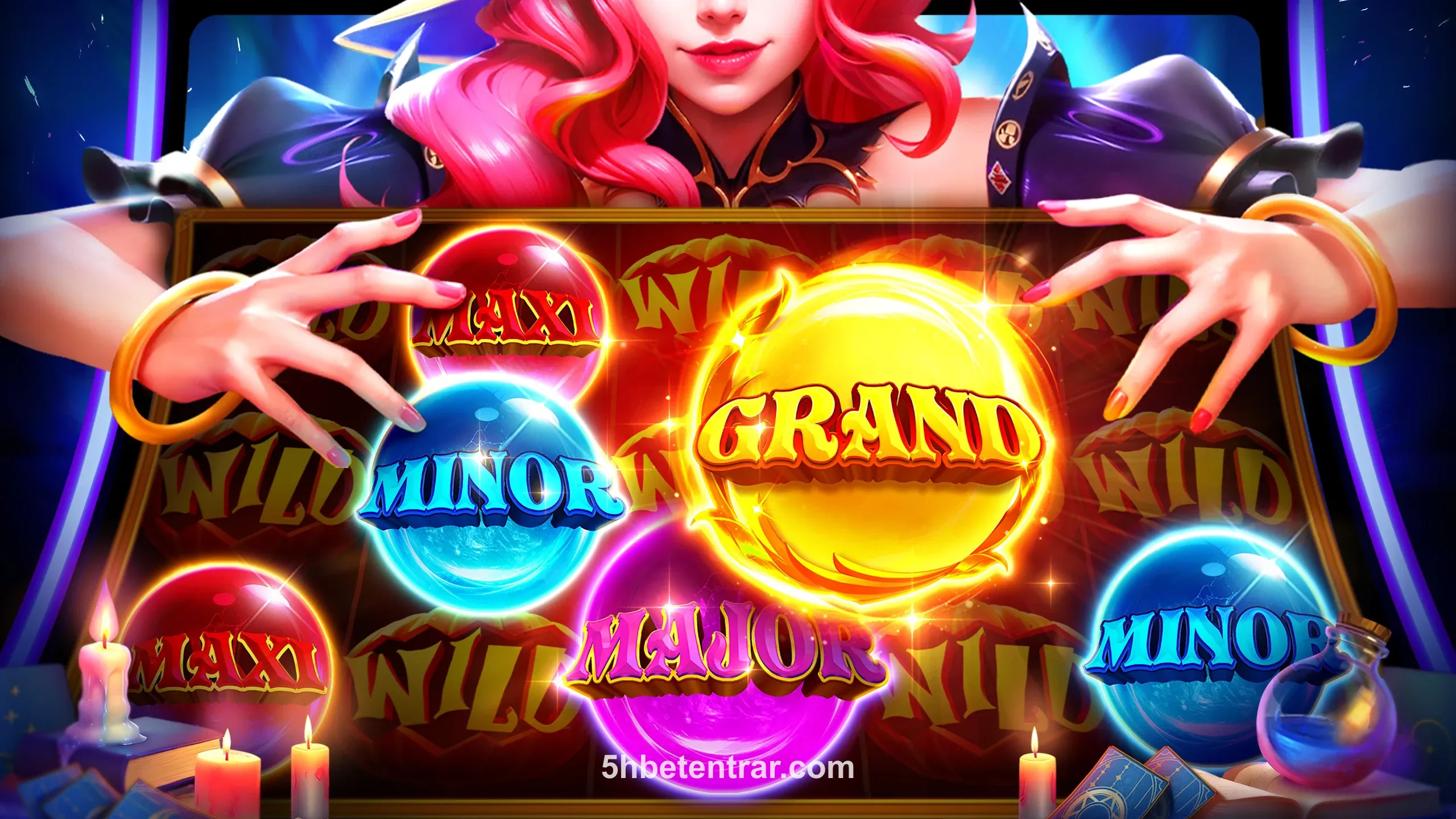 Tela inicial do aplicativo 5hbet mostrando opções de jogos populares